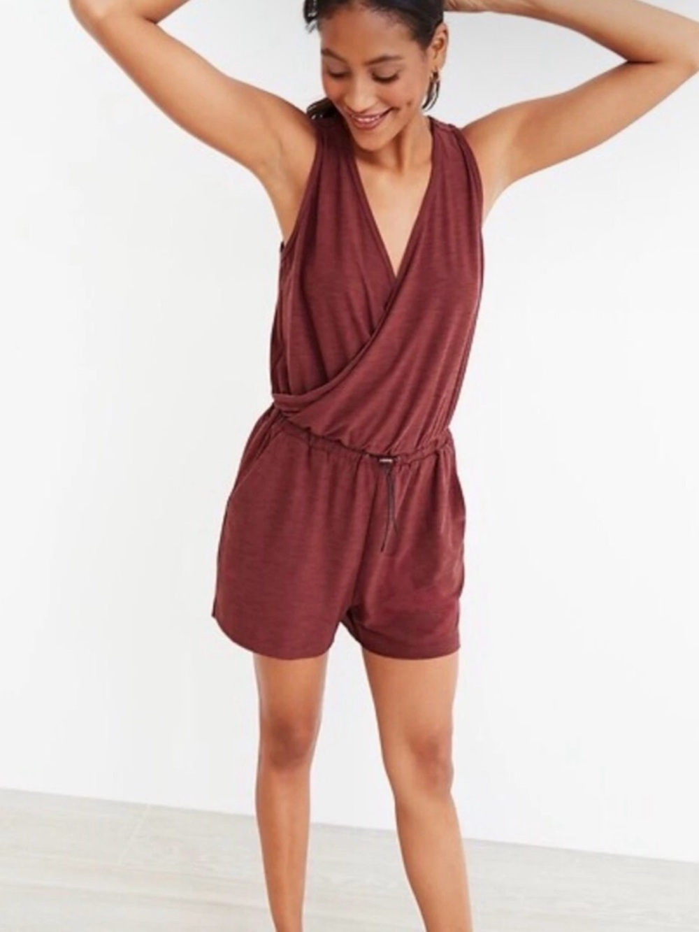 Old Navy Active Breathe On romper in Burgundy